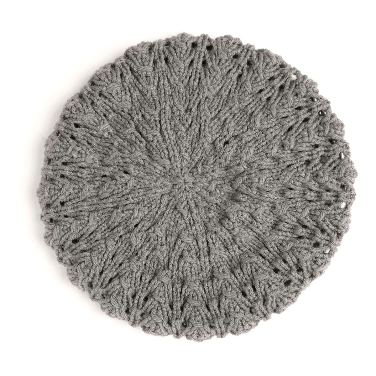 Knit Beret made in Red Heart With Love Yarn