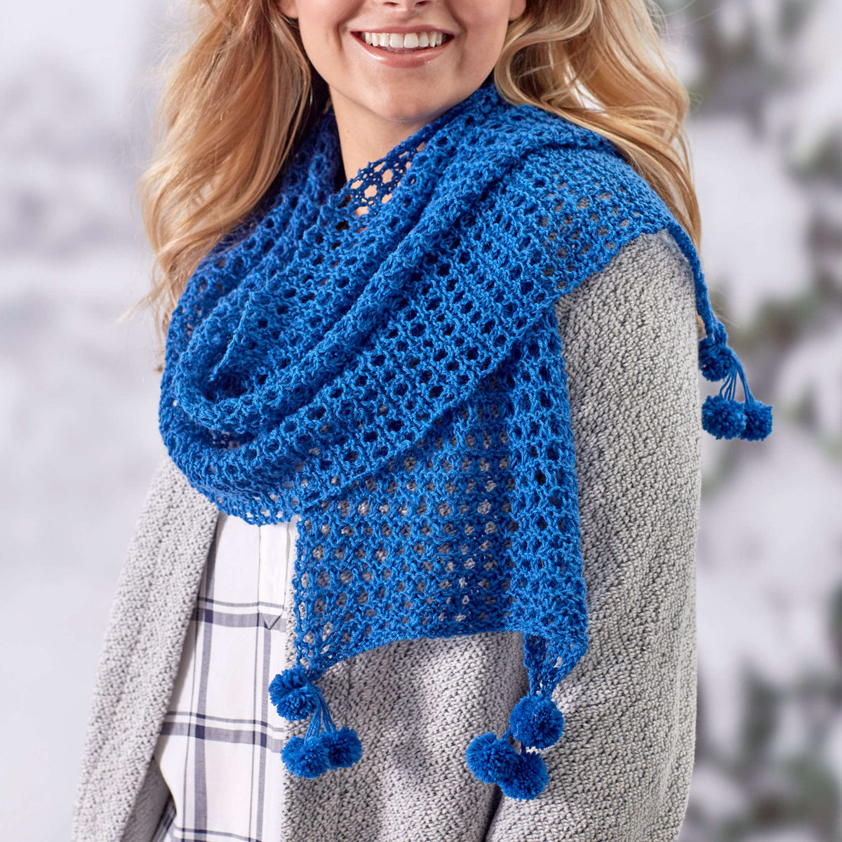 Knit Scarf made in Red Heart Heart & Sole Yarn