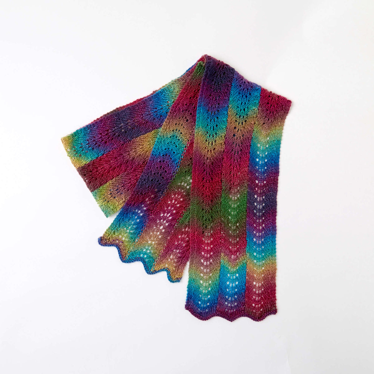 Knit Scarf made in Red Heart Boutique Yarn