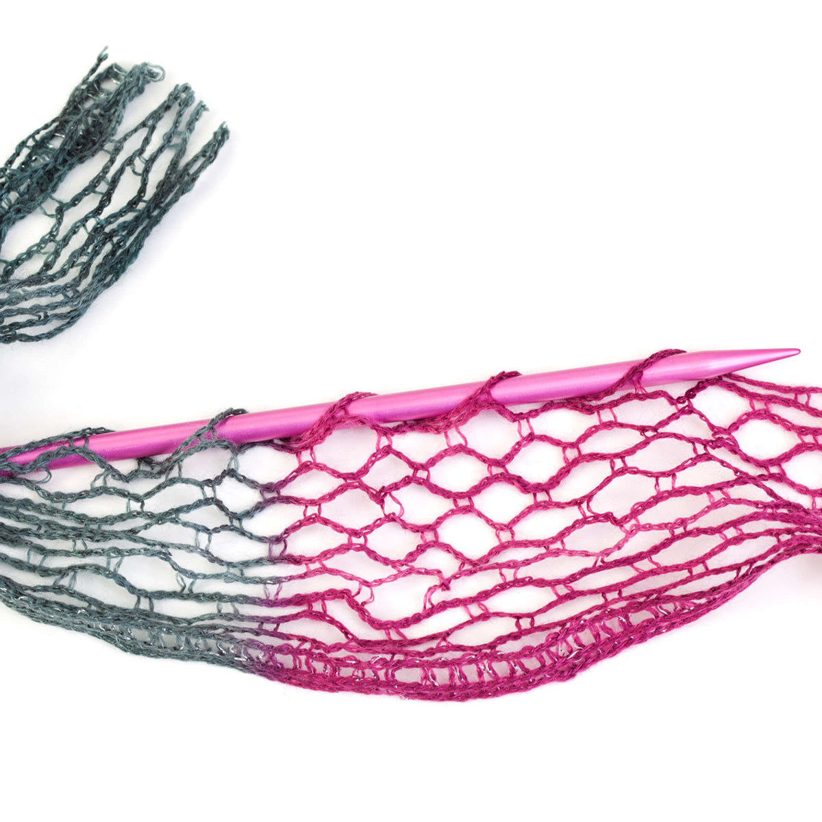 Knit Scarf made in Red Heart Boutique Yarn