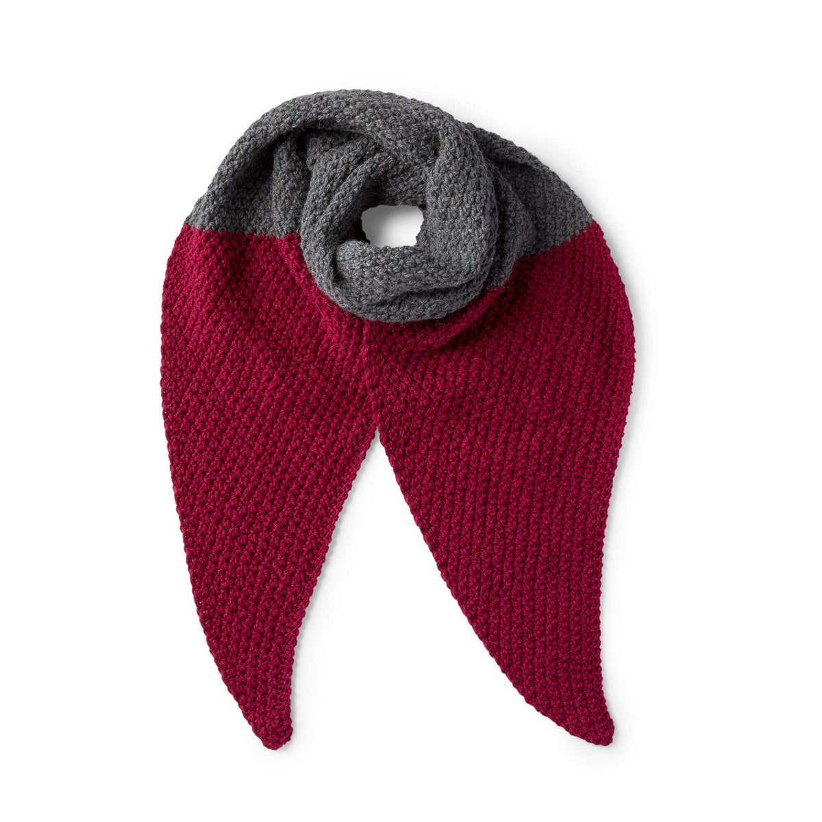 Knit Scarf made in Red Heart An Italian Story Vera Yarn