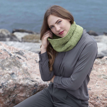 Red Heart Knit Keep Warm Cowl Single Size