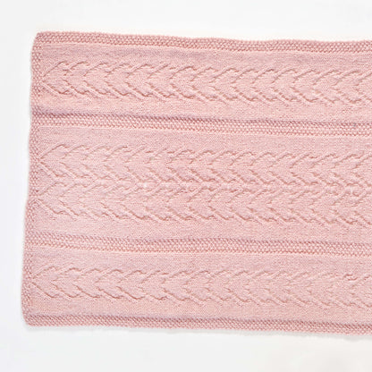 Red Heart Knit Warming Hearts Sofa Shawl Knit Shawl made in Red Heart Dreamy Yarn