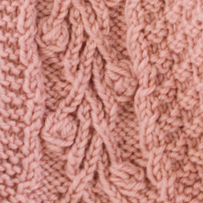 Red Heart Knit Briar Rose Wrap Knit Wrap made in Red Heart Eco-Ways Yarn