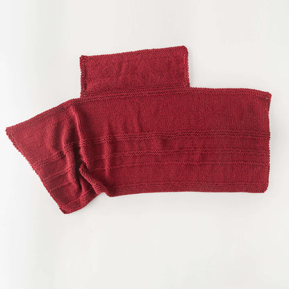 Red Heart Knit Creative Collar Shawl Knit Shawl made in Red Heart Comfort Chunky Yarn