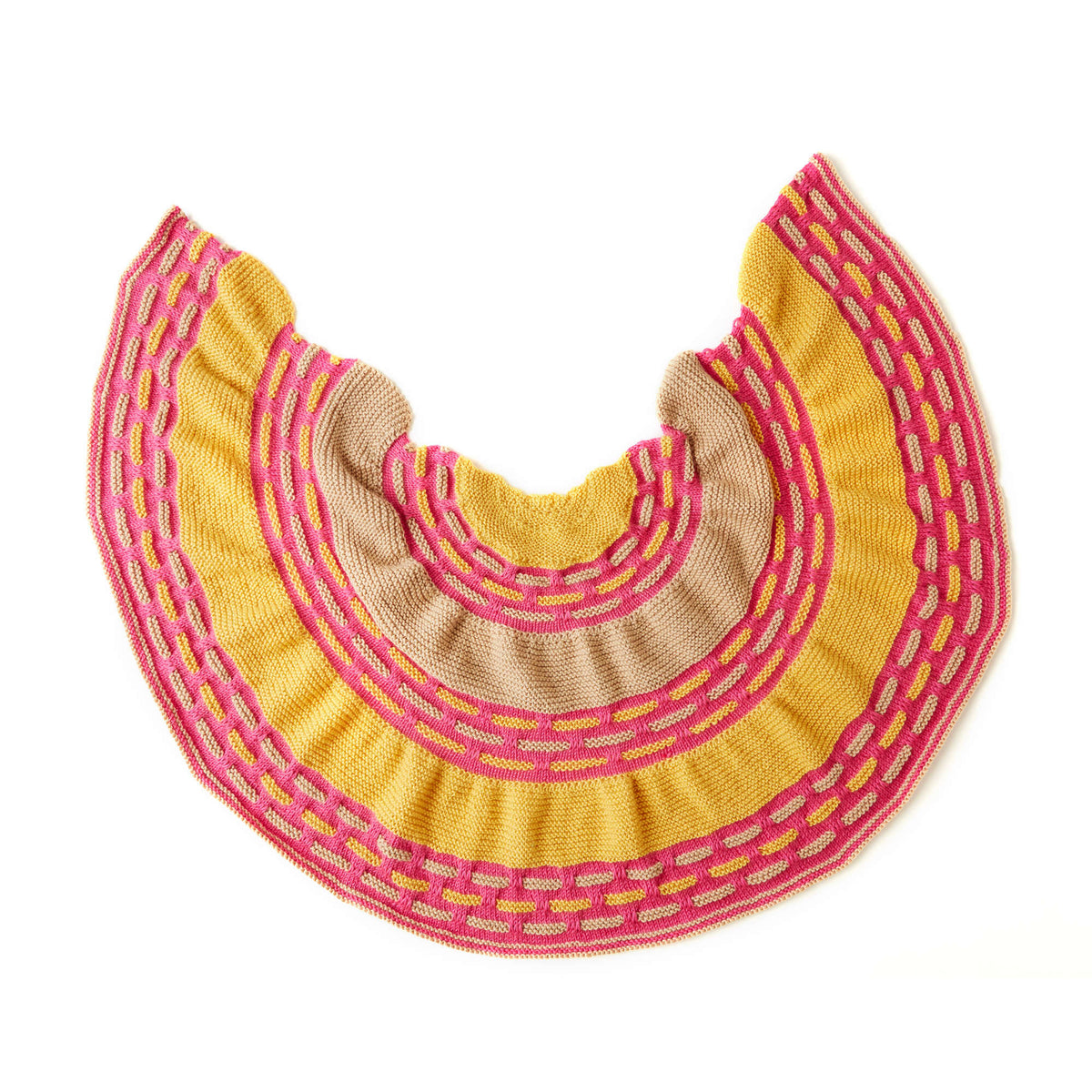 Knit Shawl made in Red Heart Fashion Soft Yarn