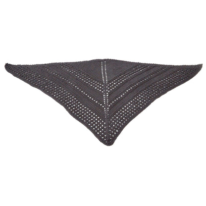 Red Heart Knit Textured Triangle Shawl Knit Shawl made in Red Heart Soft Essentials Yarn