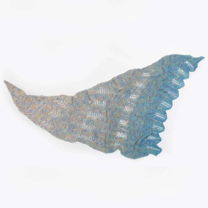 Red Heart Knit Waterline Shawl Single Size