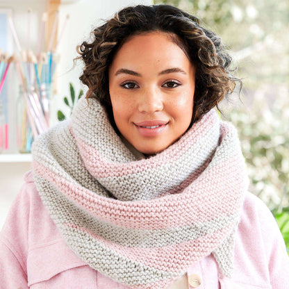 Red Heart Sharp Wedges Knit Shawl Single Size