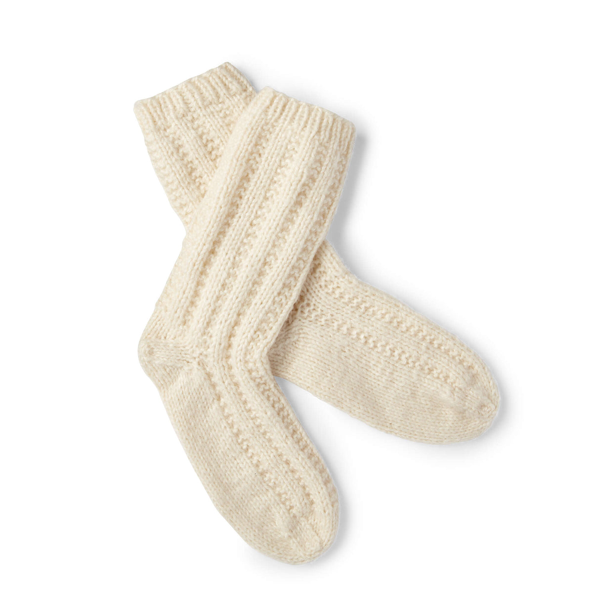 Knit Socks made in Red Heart Dreamy Yarn