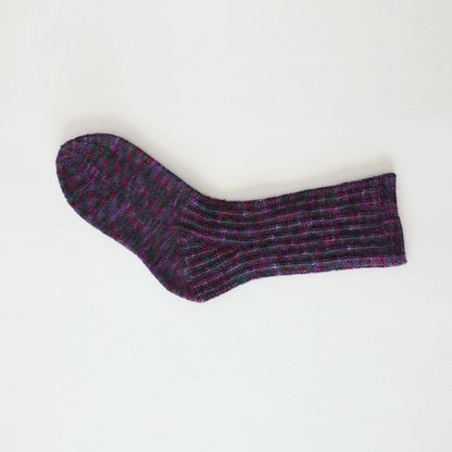 Red Heart Knit Slip Rib Socks Knit Socks made in Red Heart Heart & Sole Yarn