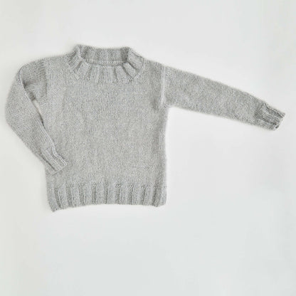 Red Heart Knit So Soft Comfy Sweater Knit Sweater made in Red Heart Hygge Yarn