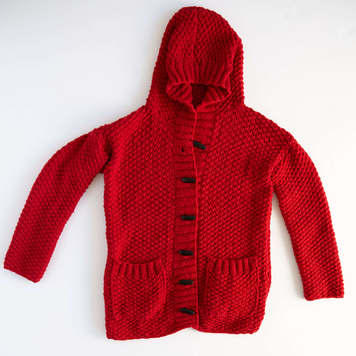 Knit Sweater made in Red Heart Chic Sheep Yarn