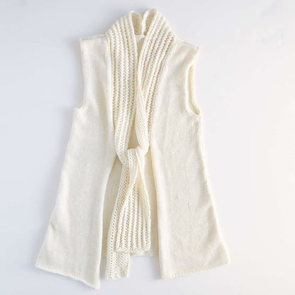 Red Heart Casual Chic Vest Knit Vest made in Red Heart Chic Sheep Yarn