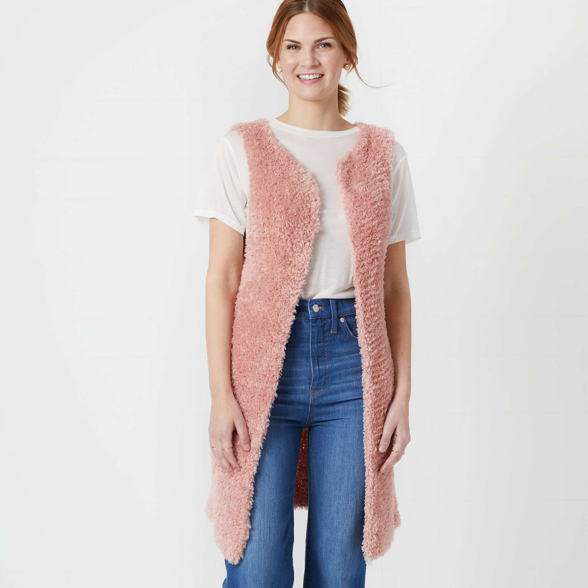 Knit Vest made in Red Heart Yarn