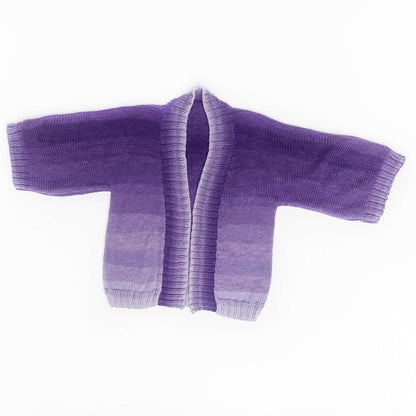 Red Heart Knit Kimono Style Jacket Knit Jacket made in Red Heart Super Saver Ombre Yarn