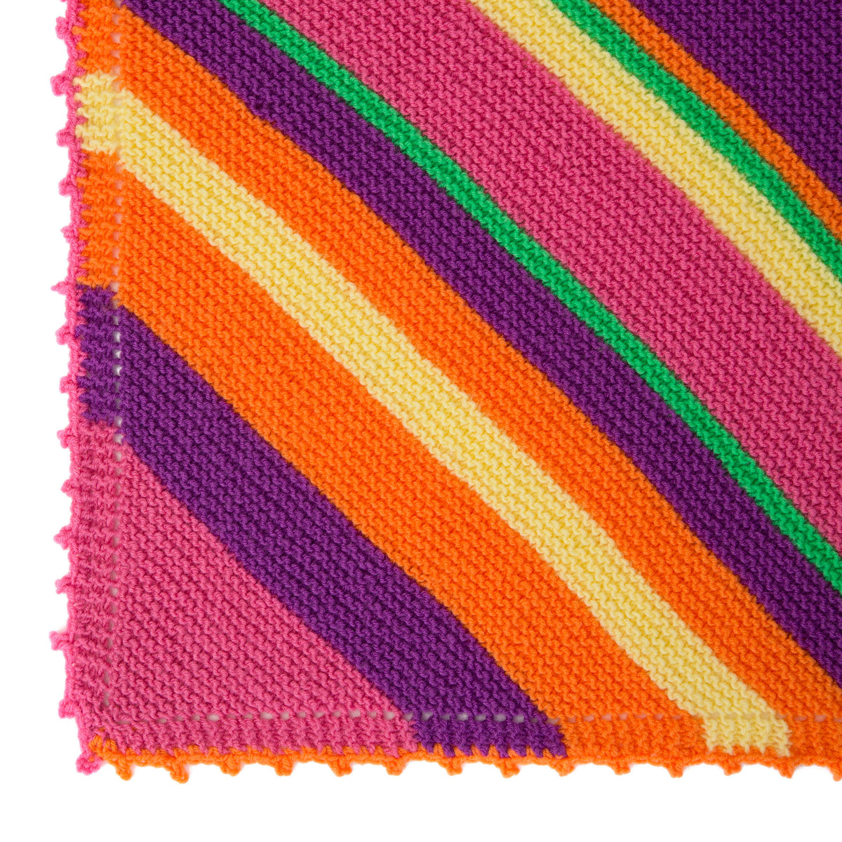 Knit Blanket made in Red Heart Anne Geddes Baby Yarn