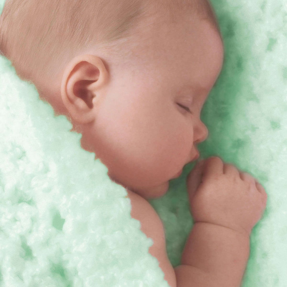 Knit Blanket made in Red Heart Baby Clouds Yarn