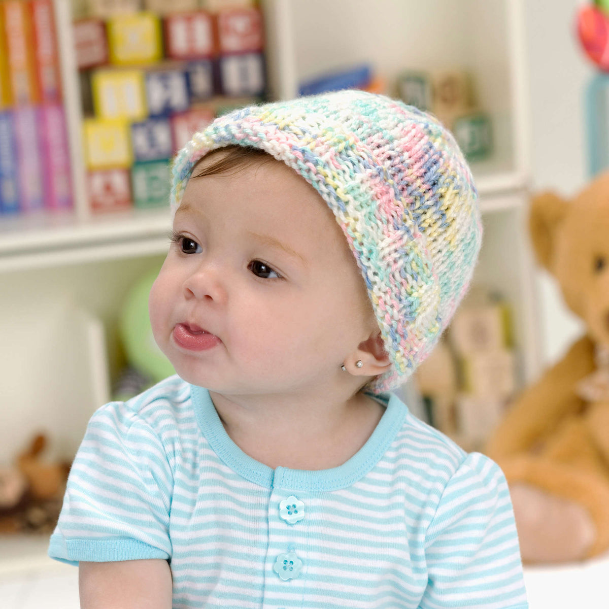 Knit Hat made in Red Heart Soft Yarn