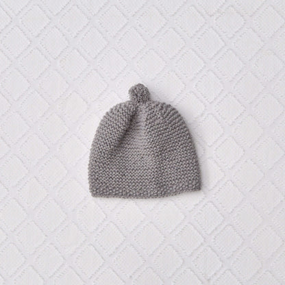 Red Heart Knit Happy Place Baby Hat Knit Hat made in Red Heart Amore Yarn