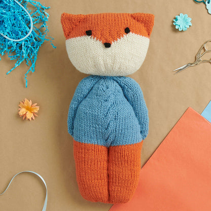 Red Heart Knit Foxy Toy Single Size