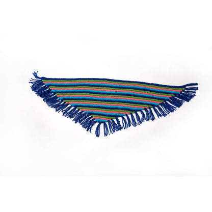 Red Heart Knit Girls' Fringed Scarf Knit Scarf made in Red Heart Super Saver Yarn