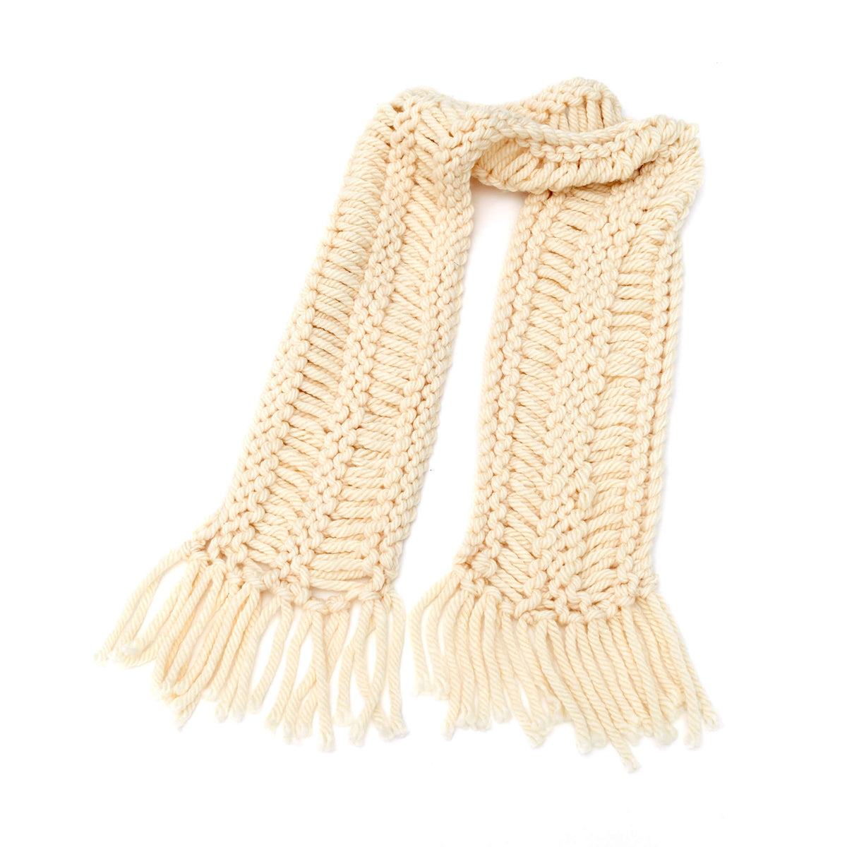 Knit Scarf made in Red Heart Grande Yarn