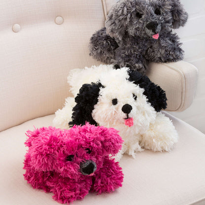 Red Heart Knit Precious Puppy Knit Toy made in Red Heart Yarn
