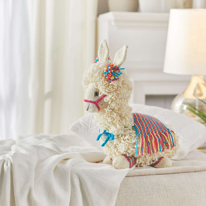Red Heart Knit Save the Drama Llama To The Farm Ebook made using Welcome yarn