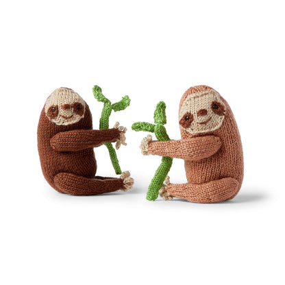 Red Heart Bella & Brian Knit Sloth Single Size