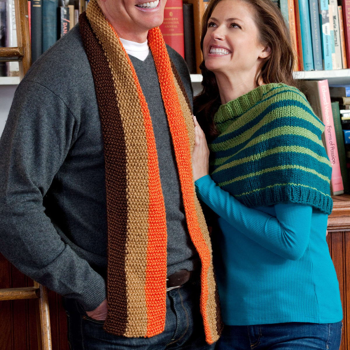 Knit Scarf made in Red Heart With Love Yarn