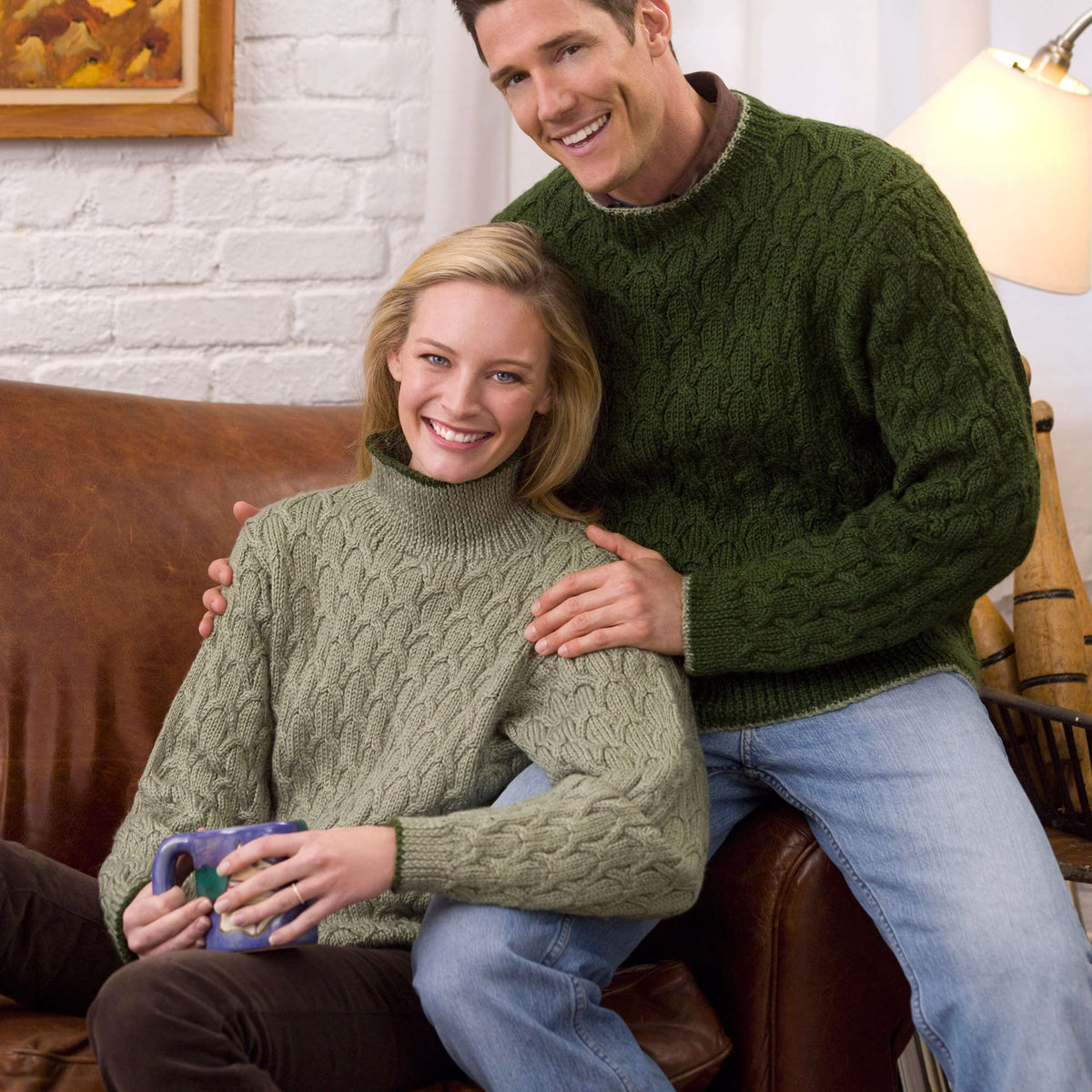 Knit Pullover made in Red Heart Soft Yarn