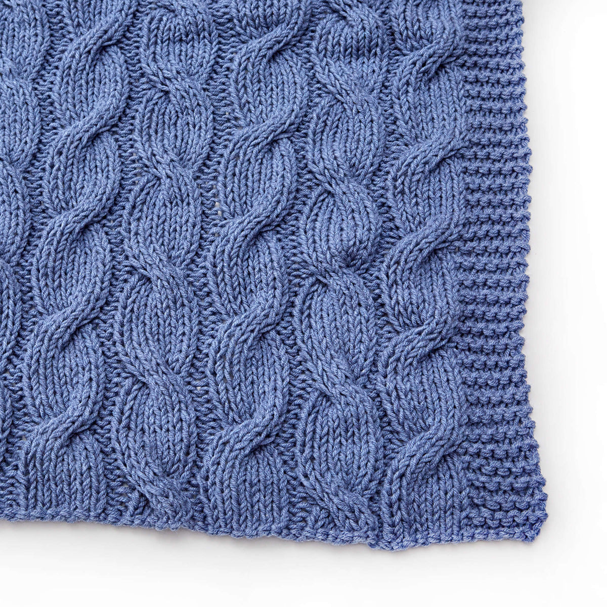 Knit Throw made in Red Heart Comfort Chunky Yarn