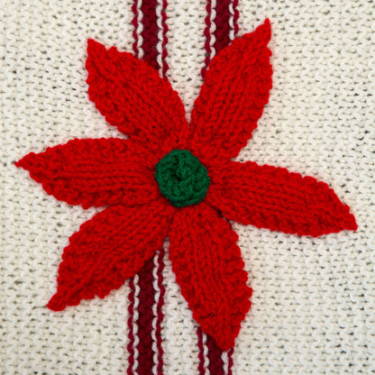 Red Heart Knit Christmas Is Coming Throw Knit Throw made in Red Heart Super Saver Yarn