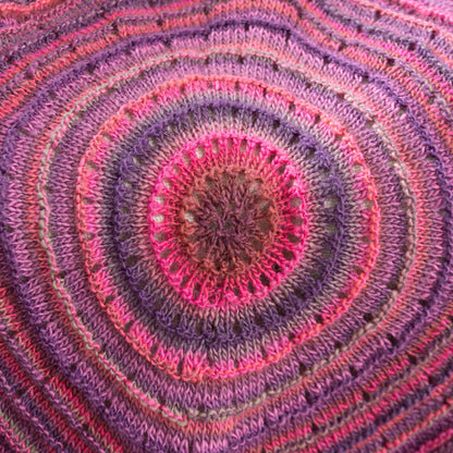 Red Heart Knit Squared Shades Throw Knit Throw made in Red Heart Boutique Yarn