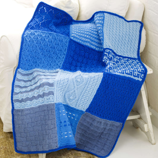 Knit Afghan made in Red Heart Super Saver Yarn