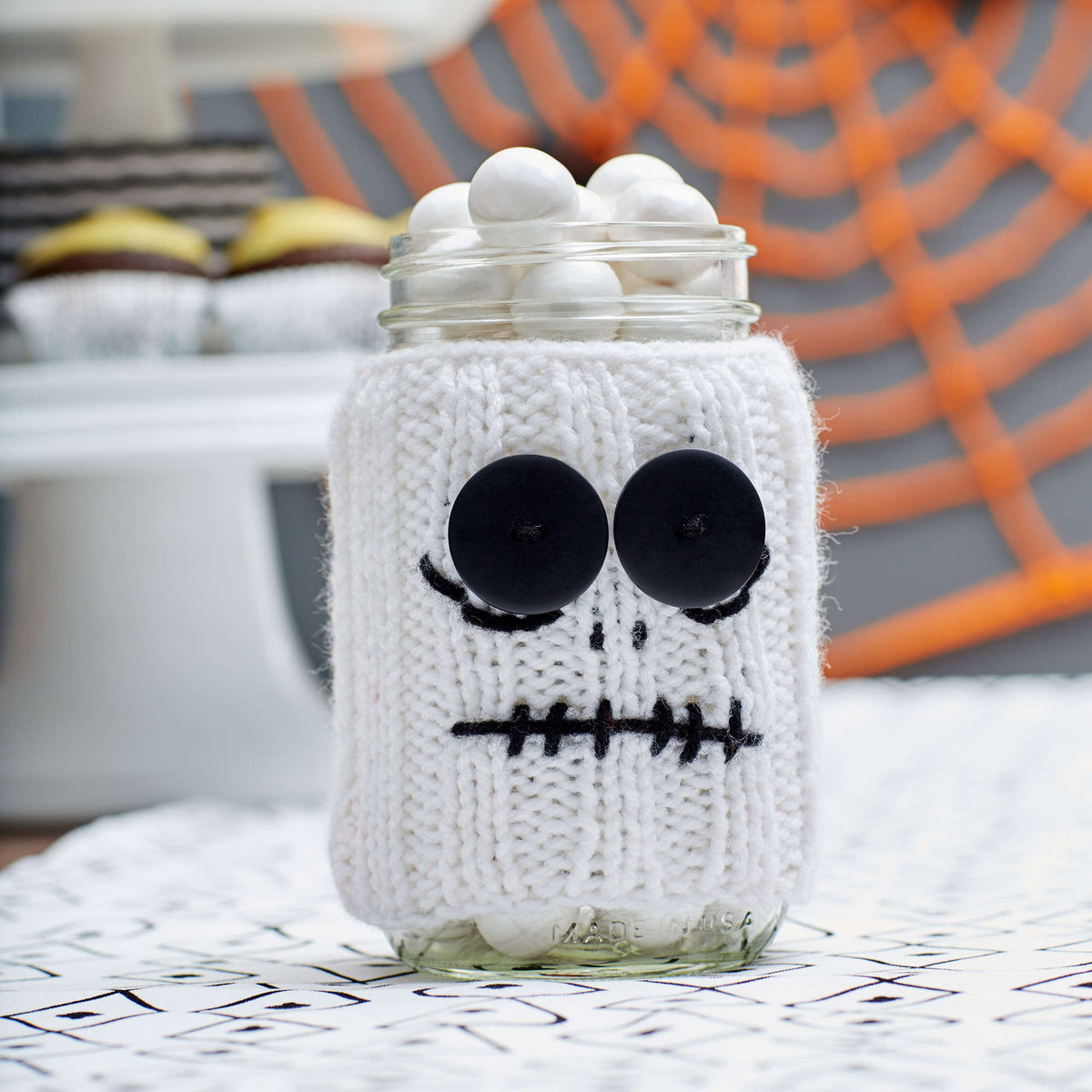 Knit Cozy made in Red Heart Super Saver Yarn