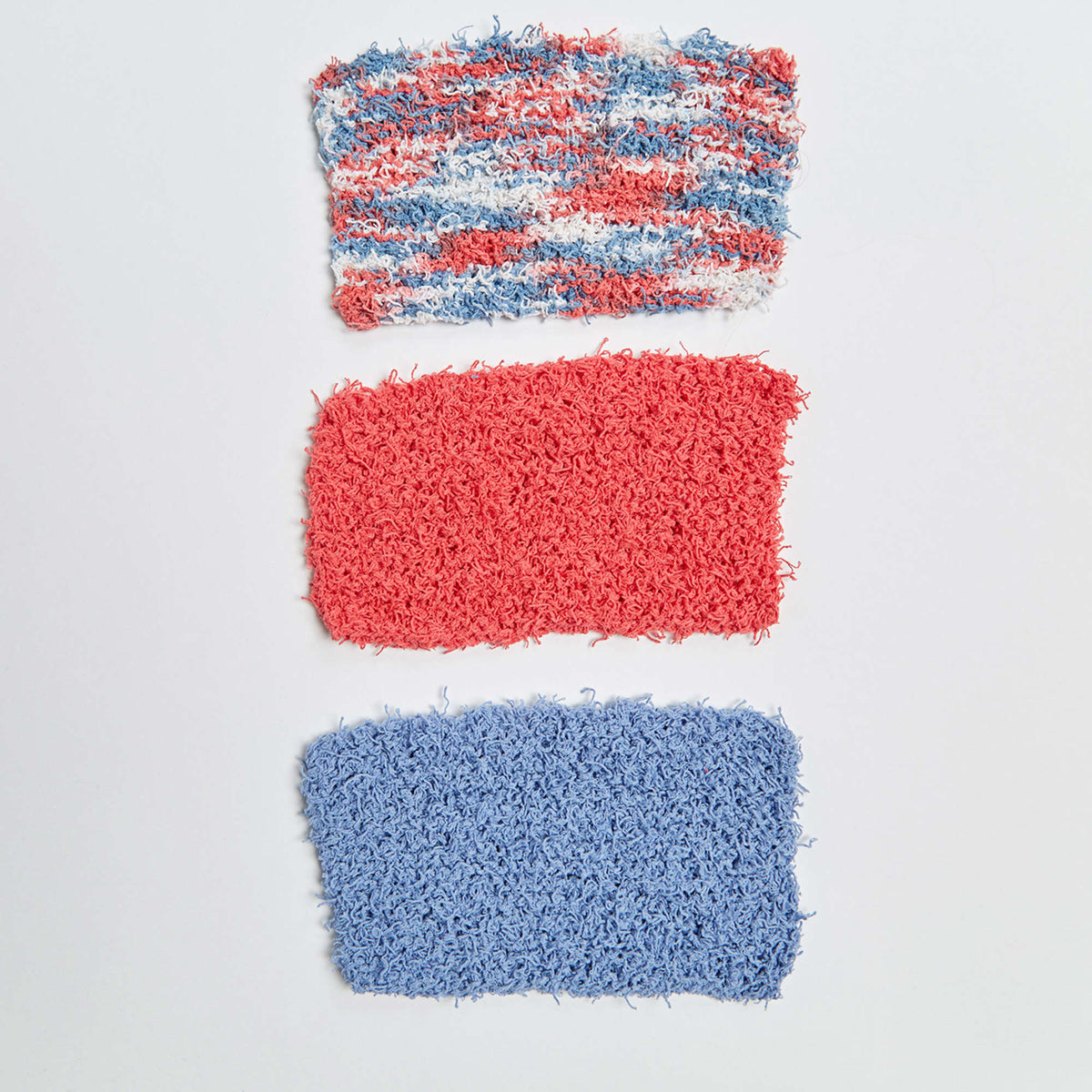 Knit Scrubby made in Red Heart Scrubby Cotton Yarn