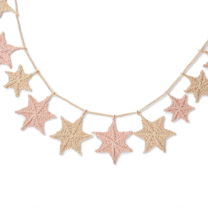 Red Heart Knit Star Light Garland Single Size