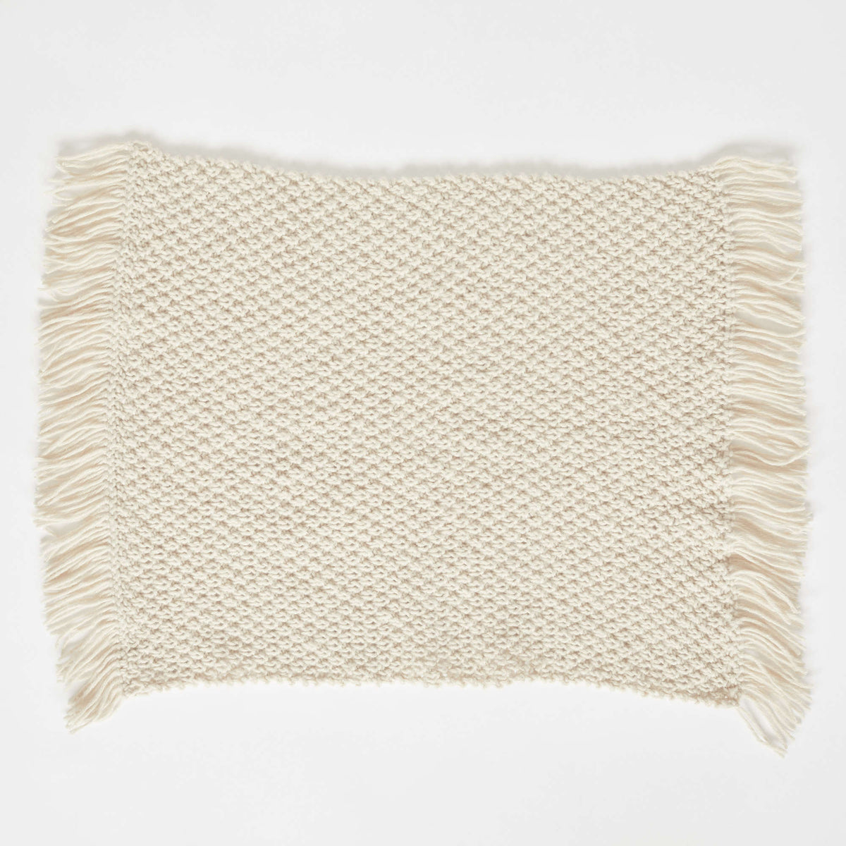 Knit Mat made in Red Heart Hygge Charm Yarn