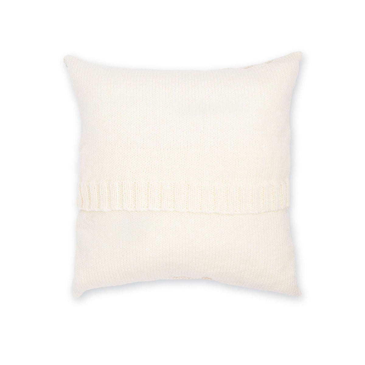 Knit Pillow made in Red Heart Super Saver yarn