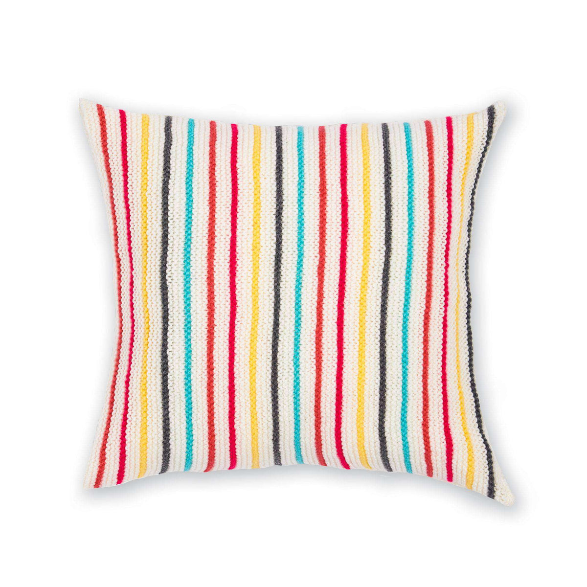 Knit Pillow made in Red Heart Super Saver yarn