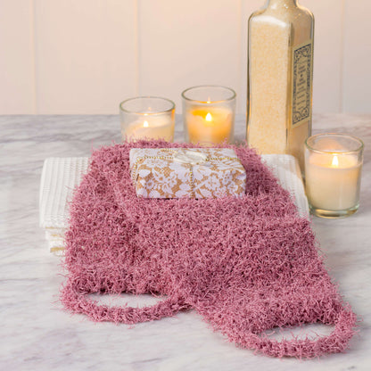 Red Heart Knit Back Scrubber Knit Scrubber made in Red Heart Scrubby Yarn