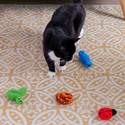 Red Heart Playful Kitty Knit Toys Clover Mites