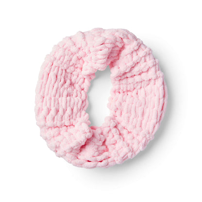 Red Heart Craft Simple One-Bawl Cowl Craft Cowl made in Red Heart Loop-It Yarn