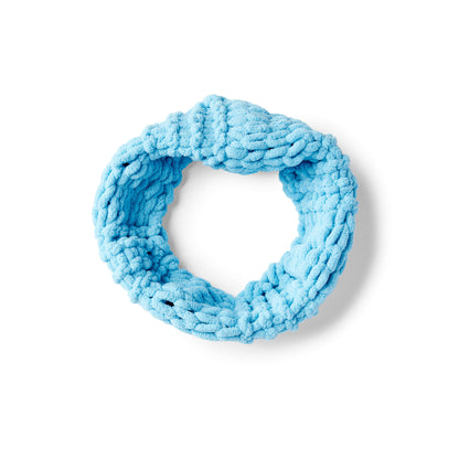 Red Heart Craft Loopy One-Ball Cowl Craft Cowl made in Red Heart Loop-It Yarn