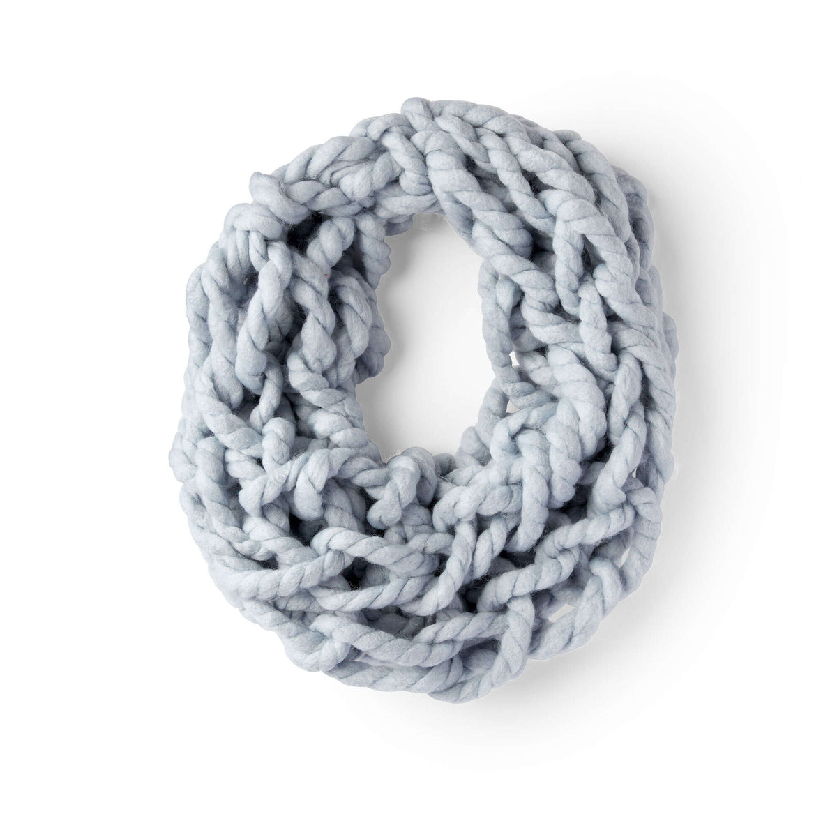 Craft Cowl made in Red Heart Irresistible Yarn