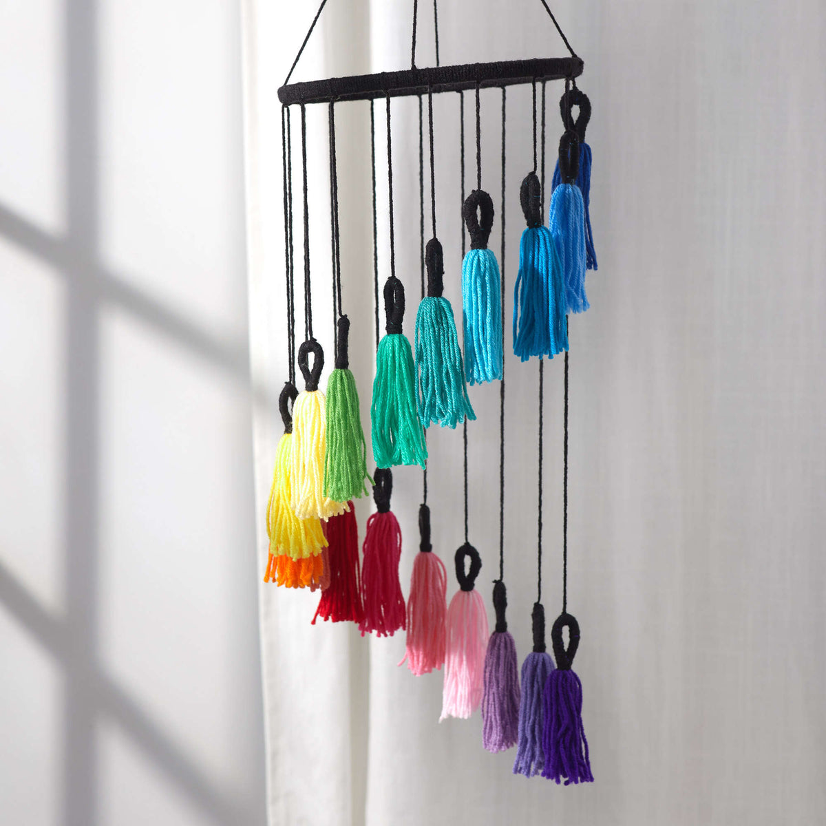 Craft Mobile Accessory made in Red Heart Super Saver Yarn