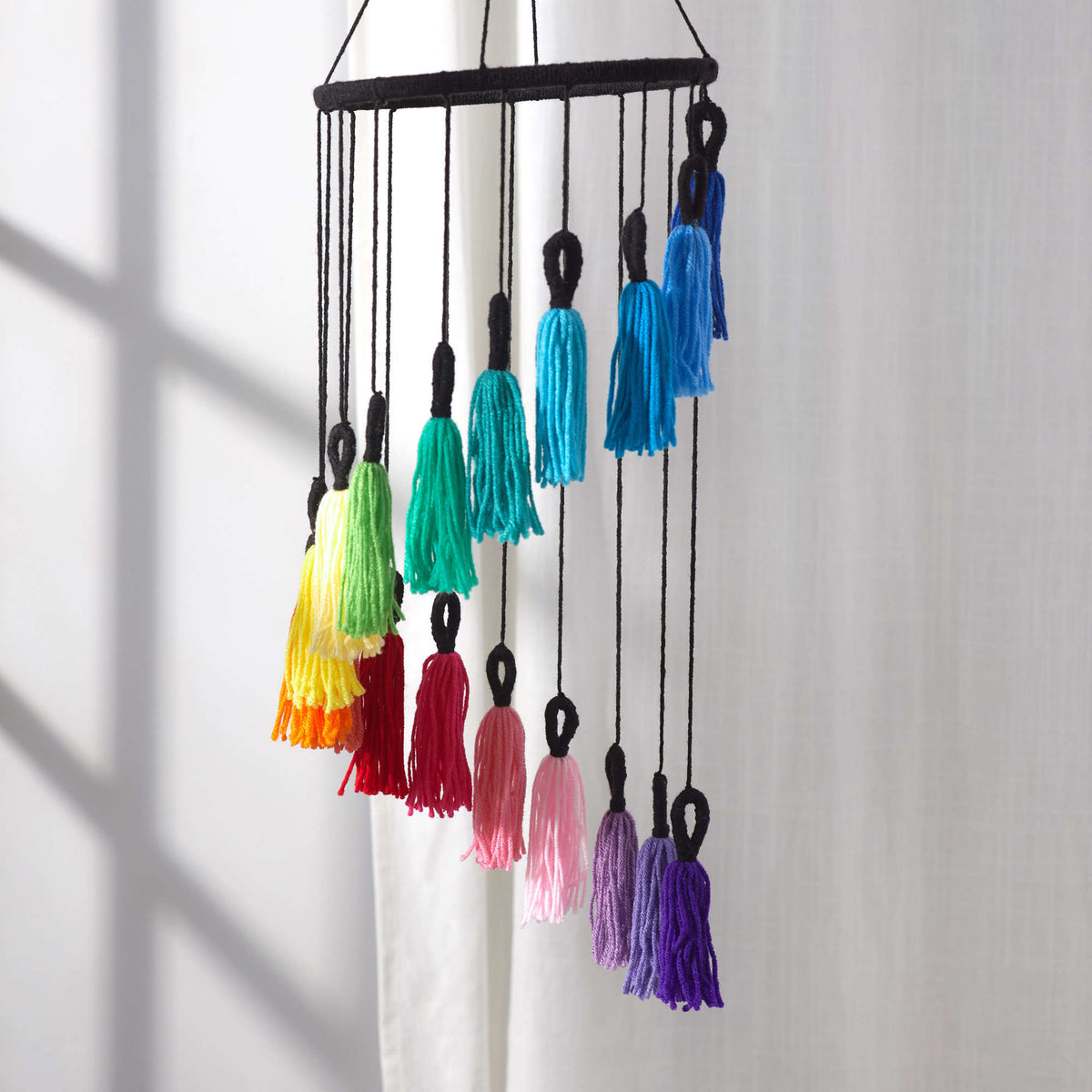 Craft Mobile Accessory made in Red Heart Super Saver Yarn