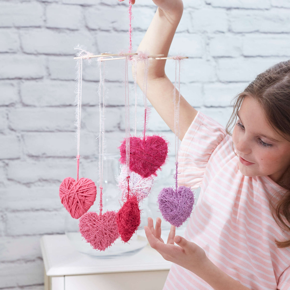 Craft Mobile Accessory made in Red Heart Scrubby Yarn